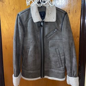 NWOT Guess Leather Coat